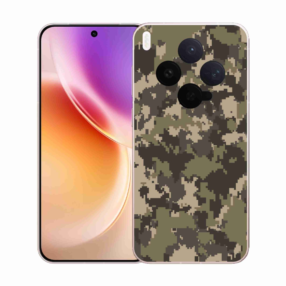 Gélový kryt mmCase na Vivo X300 - maskáčový vzor 12