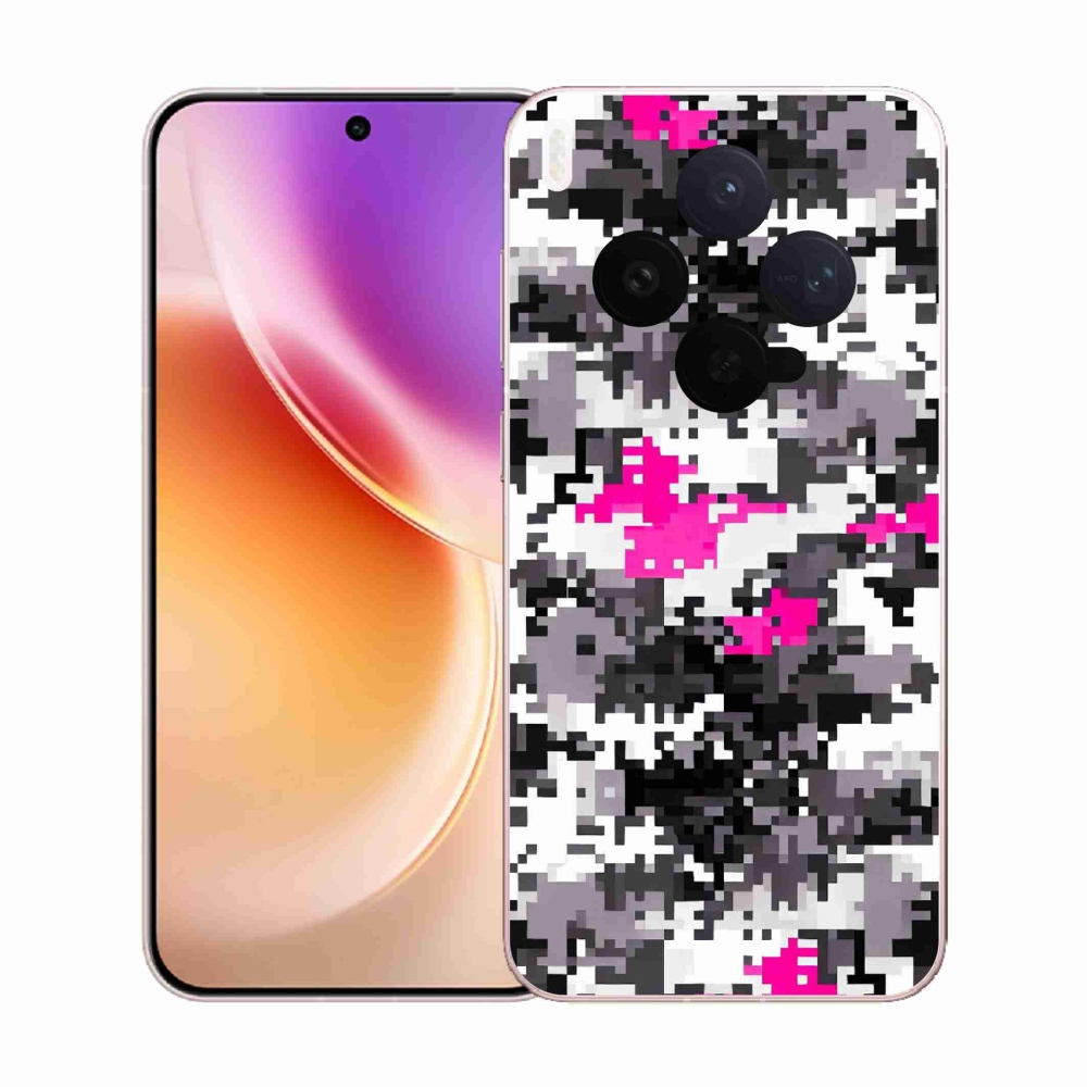 Gélový kryt mmCase na Vivo X300 - maskáčový vzor 4