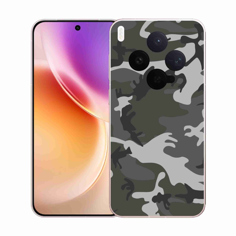 Gélový kryt mmCase na Vivo X300 - maskáčový vzor