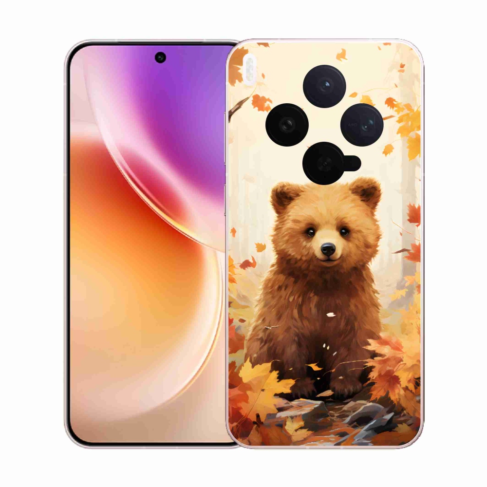 Gélový kryt mmCase na Vivo X300 - medveď v lese