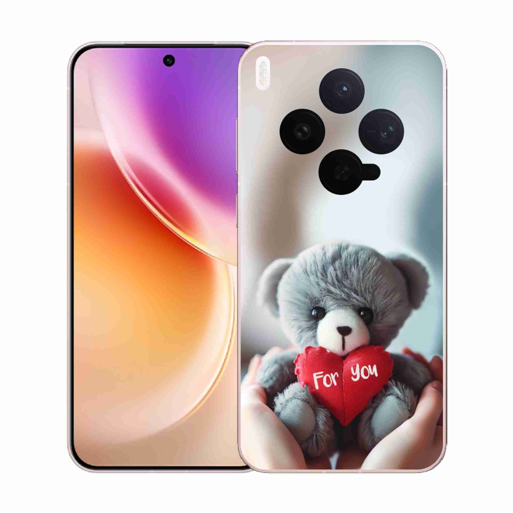 Gélový kryt mmCase na Vivo X300 - medvedík pre zamilovaných