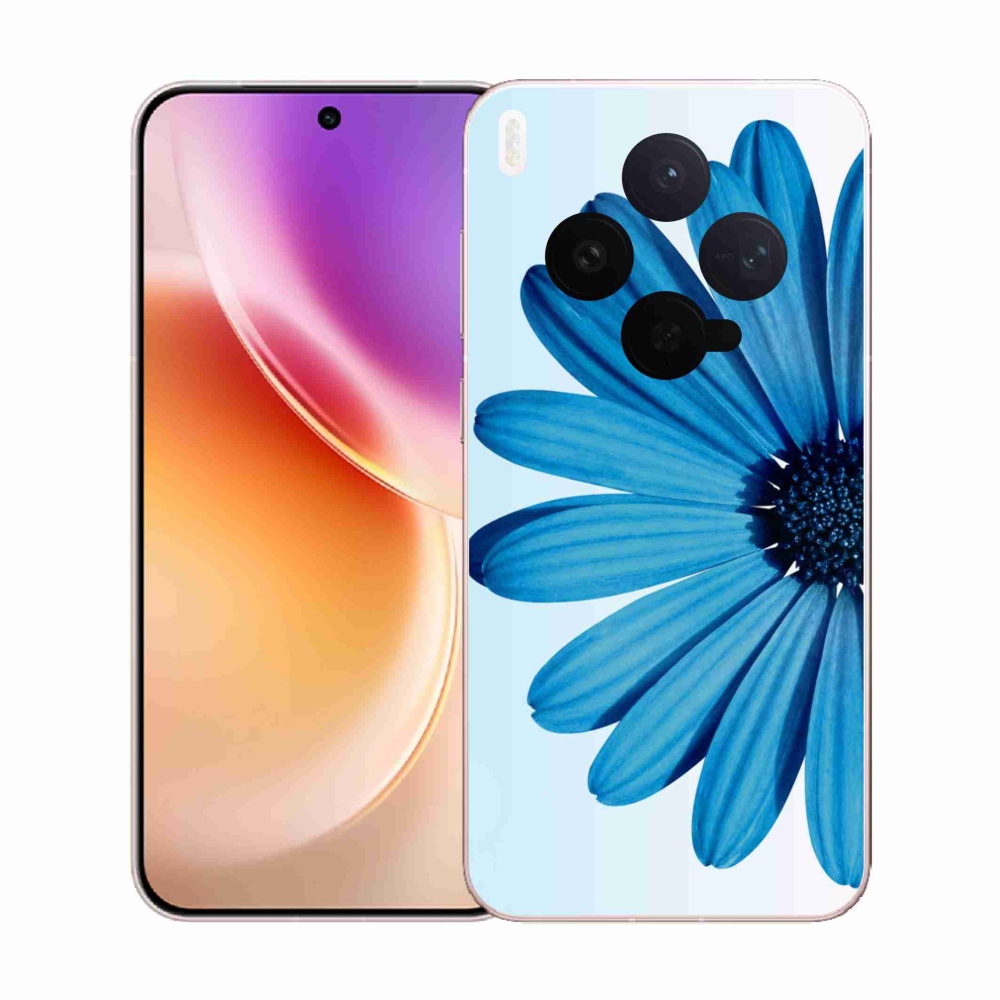 Gélový kryt mmCase na Vivo X300 - modrá margaréta