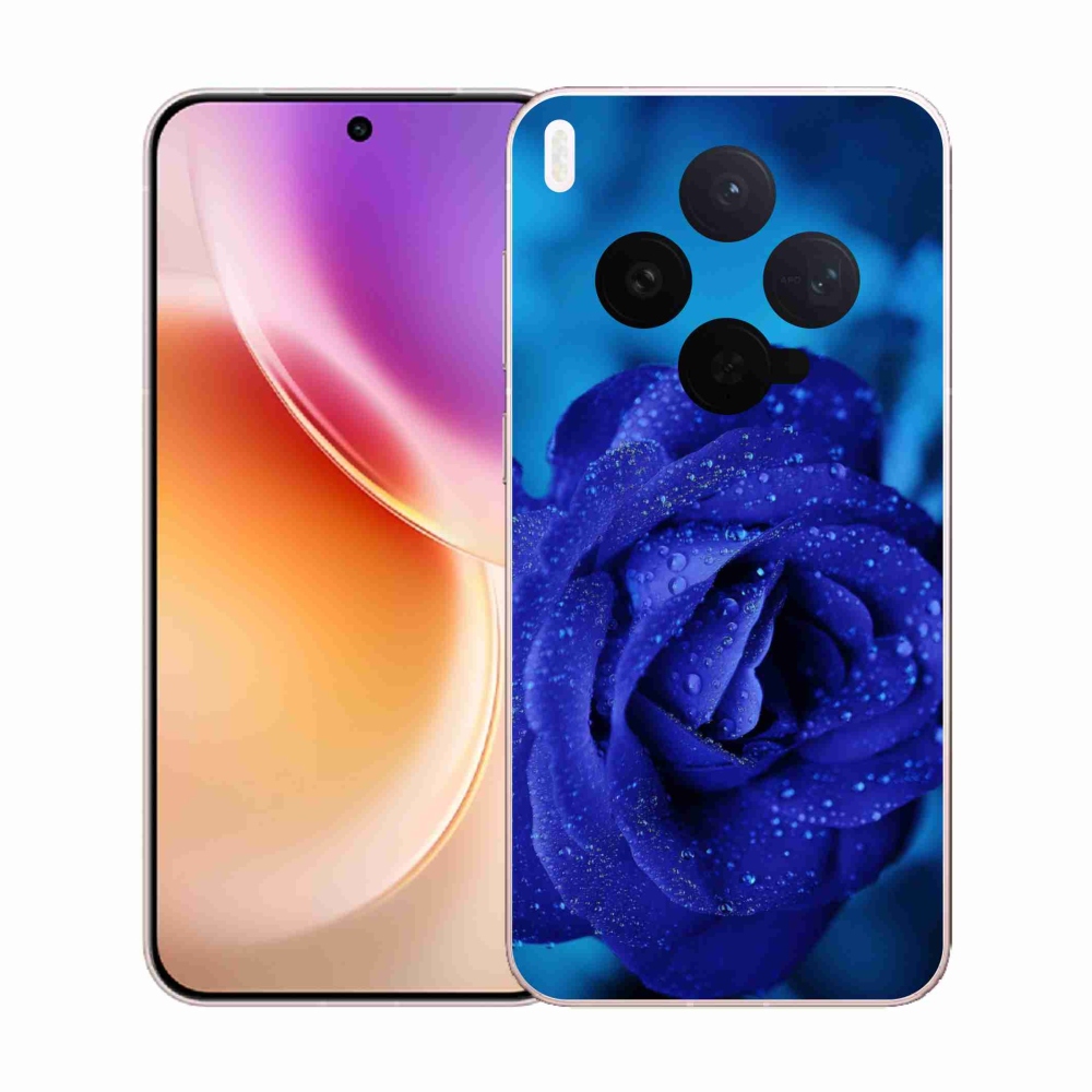 Gélový kryt mmCase na Vivo X300 - modrá ruža