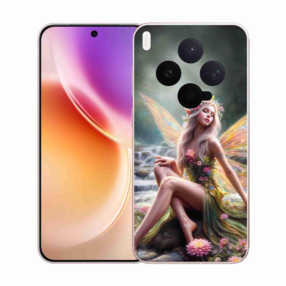 Gélový kryt mmCase na Vivo X300 - motýlia žena 1