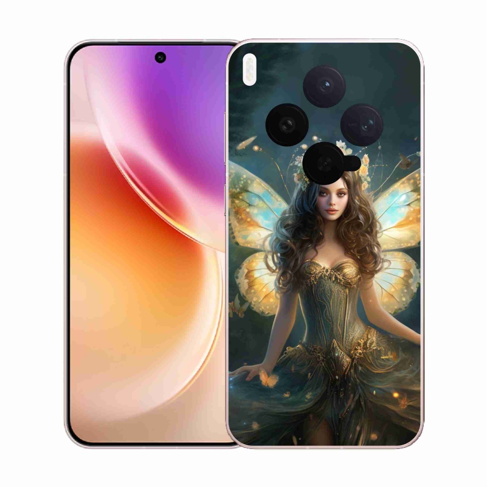 Gélový kryt mmCase na Vivo X300 - motýlia žena