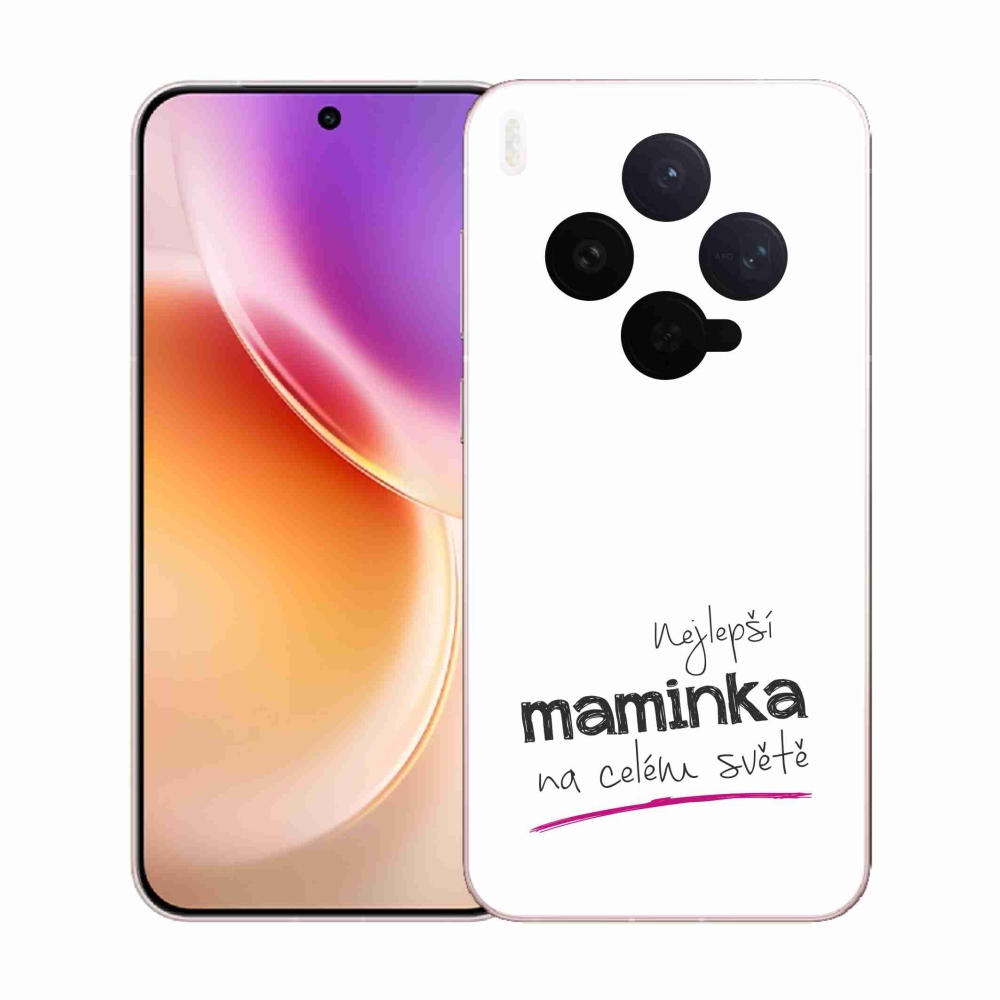 Gélový kryt mmCase na Vivo X300 - najlepšia mamička 4 biele pozadie