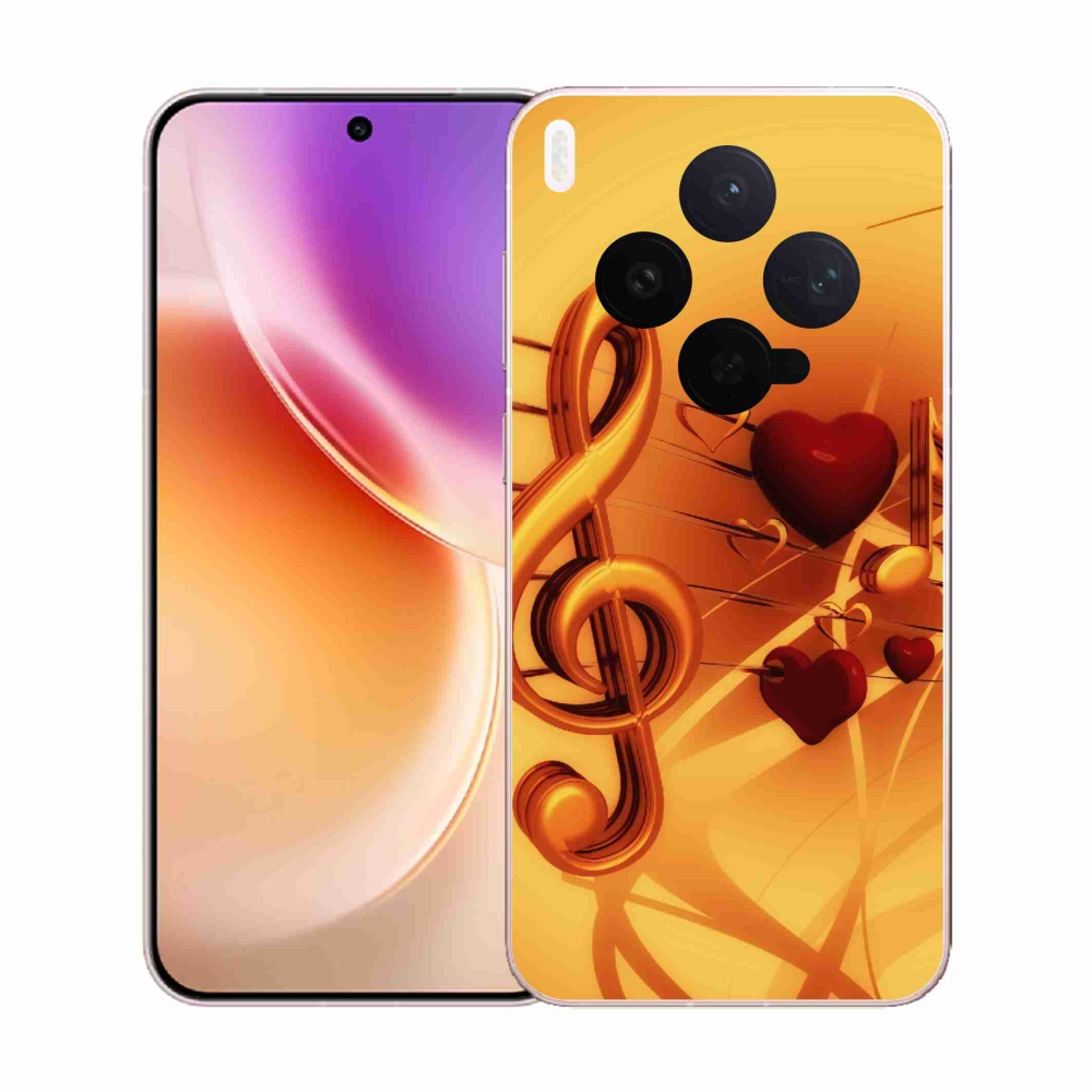 Gélový kryt mmCase na Vivo X300 - noty