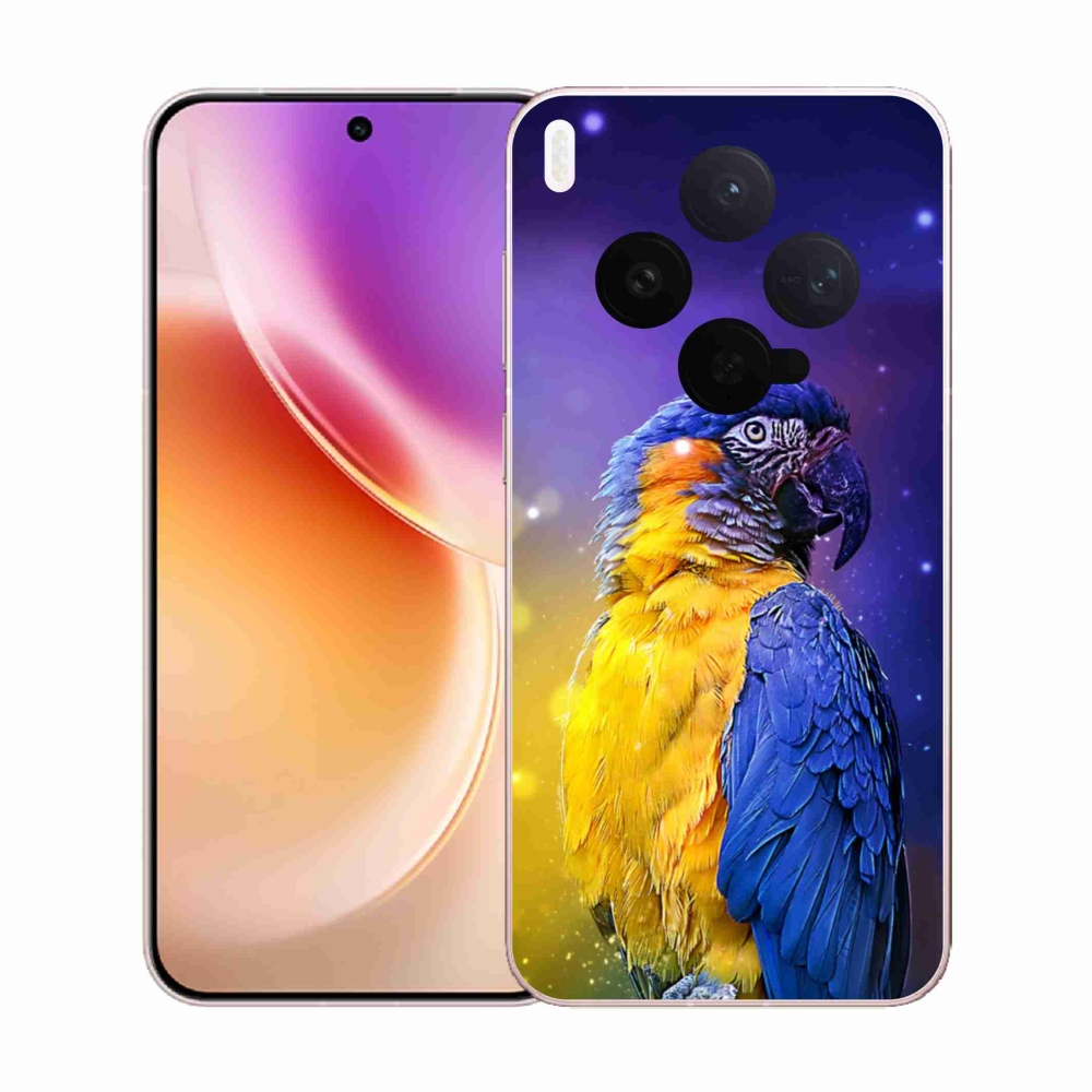 Gélový kryt mmCase na Vivo X300 - papagáj ara 1