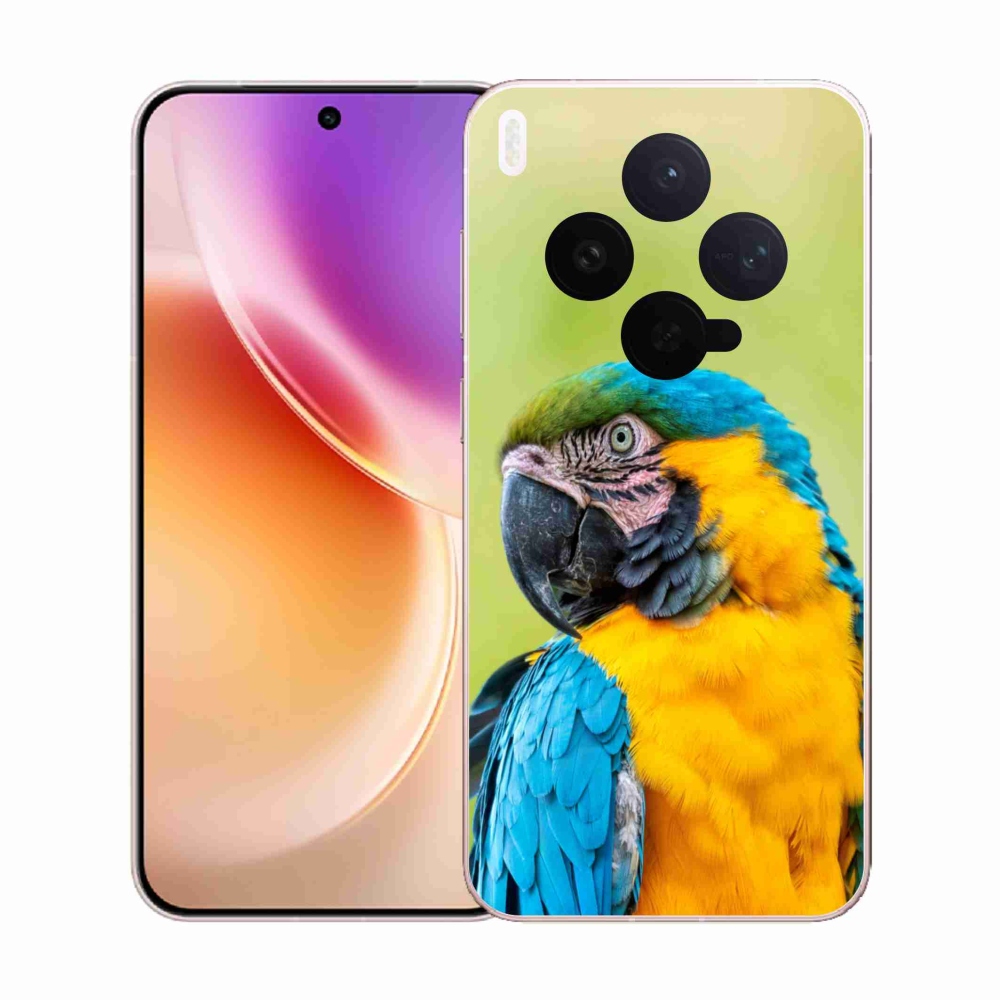 Gélový kryt mmCase na Vivo X300 - papagáj ara 2