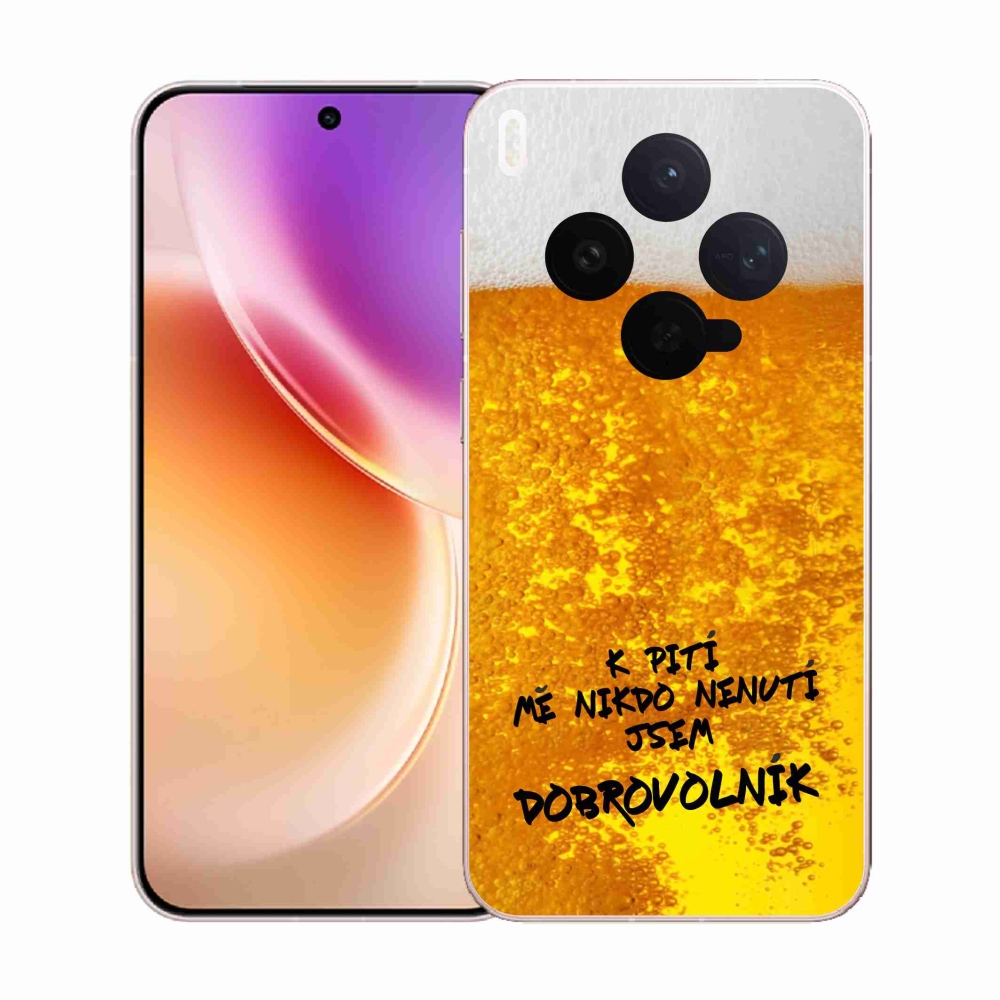 Gélový kryt mmCase na Vivo X300 - pivný motív 4