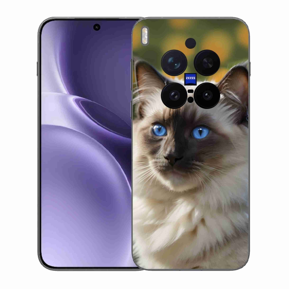 Gélový kryt mmCase na Vivo X300 Pro 5G - biely ragdoll