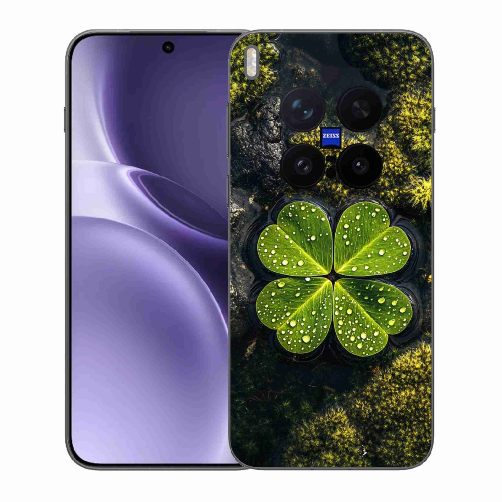 Gélový kryt mmCase na Vivo X300 Pro 5G - štvorlístok