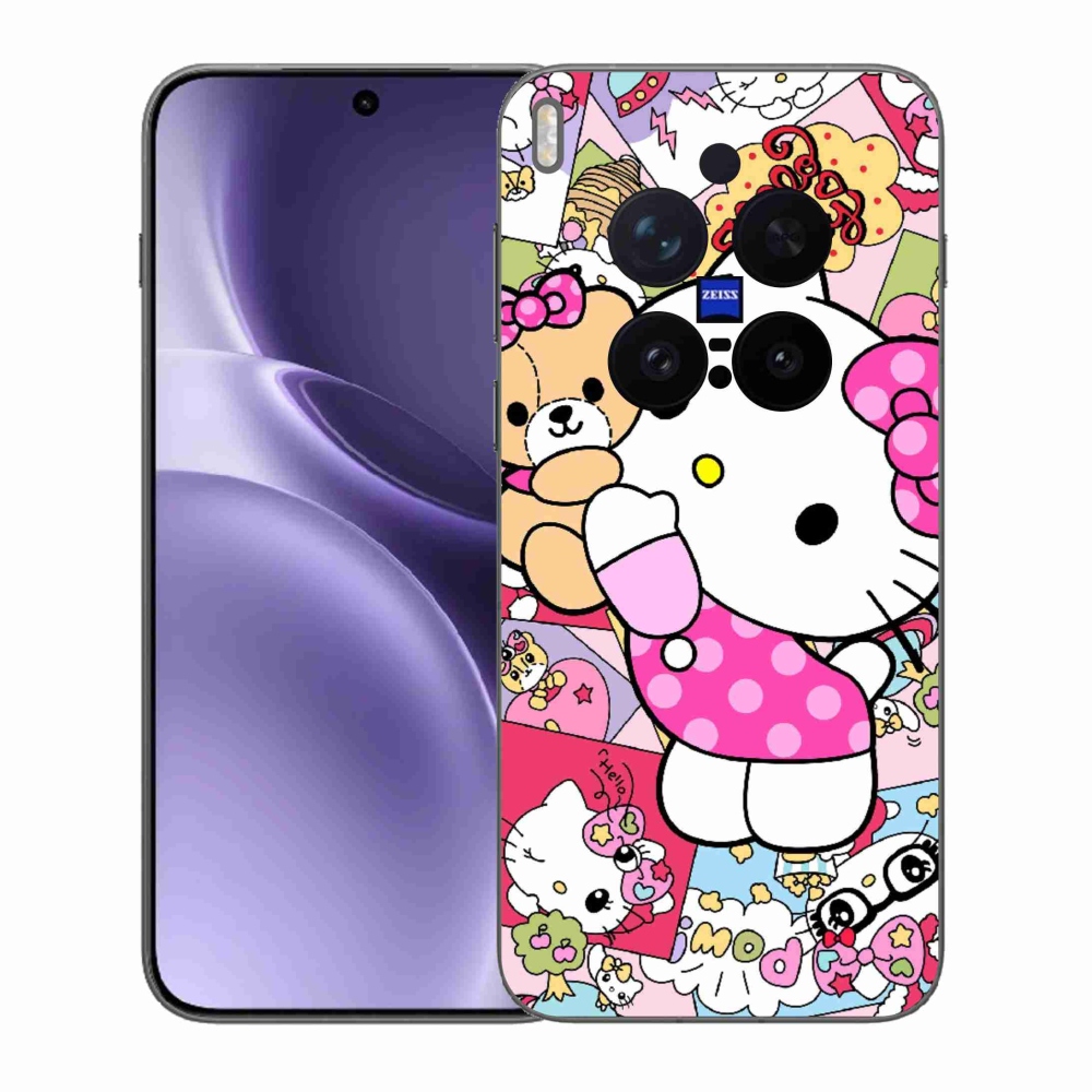 Gélový kryt mmCase na Vivo X300 Pro 5G - cute kitty