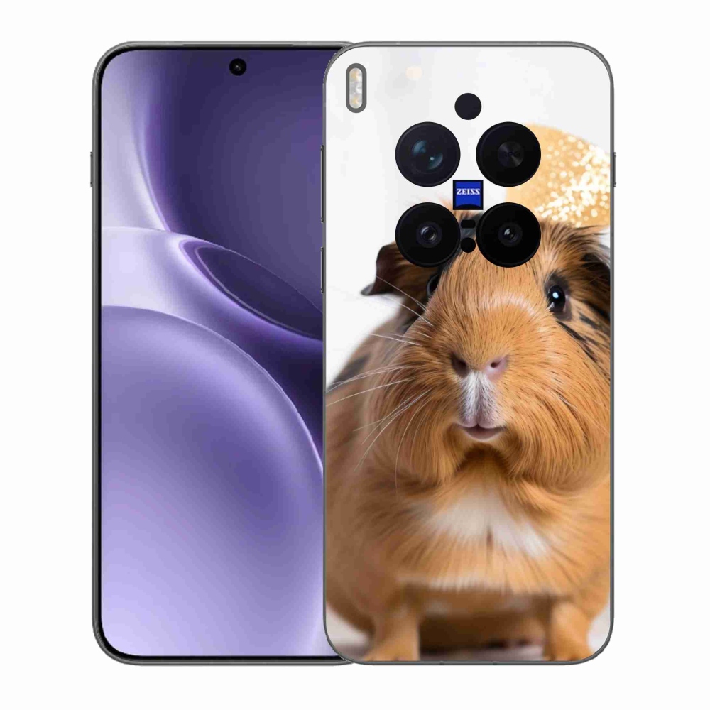 Gélový kryt mmCase na Vivo X300 Pro 5G - hnedé morča