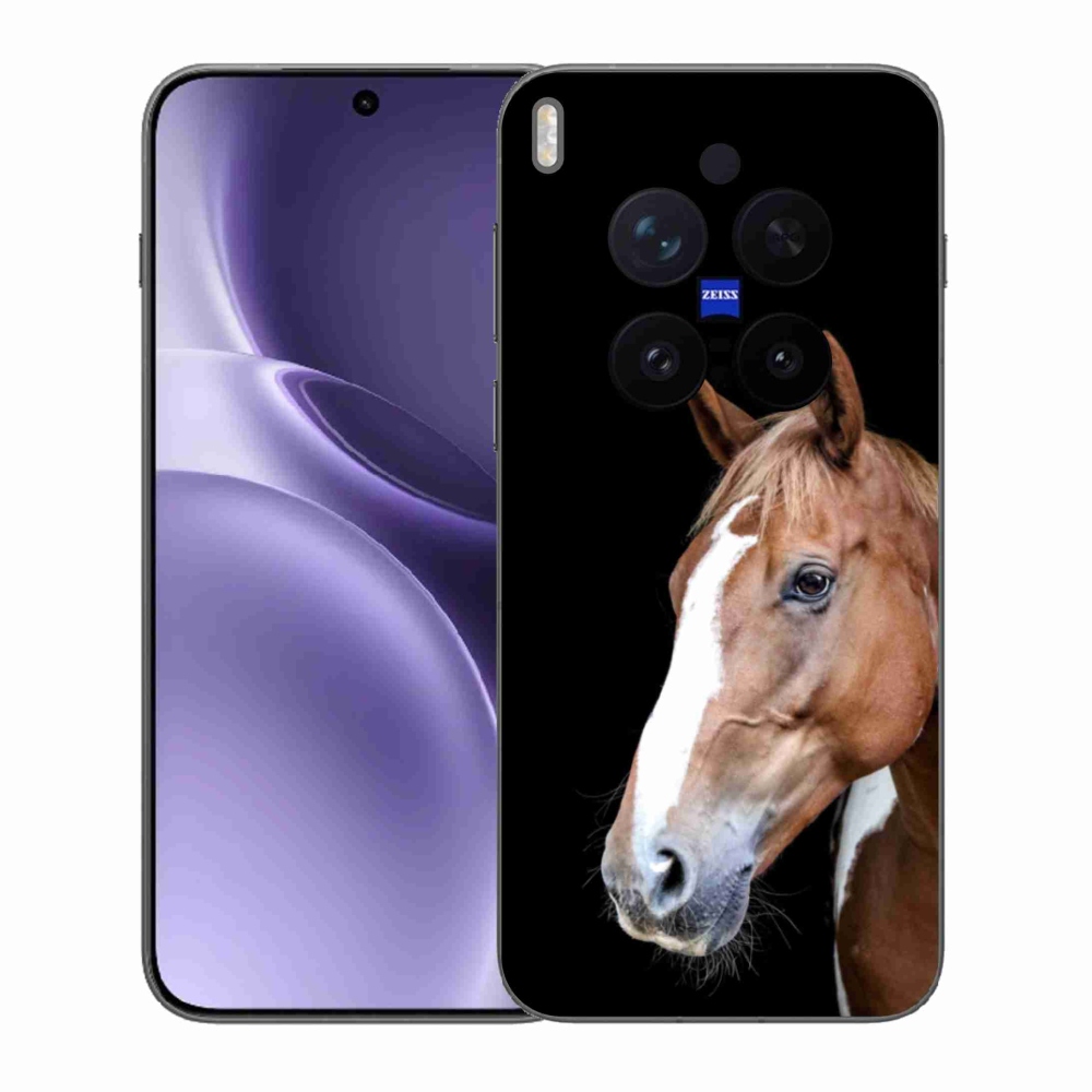 Gélový kryt mmCase na Vivo X300 Pro 5G - hnedý kôň 3