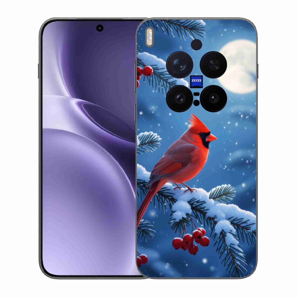 Gélový kryt mmCase na Vivo X300 Pro 5G - kardinál červený