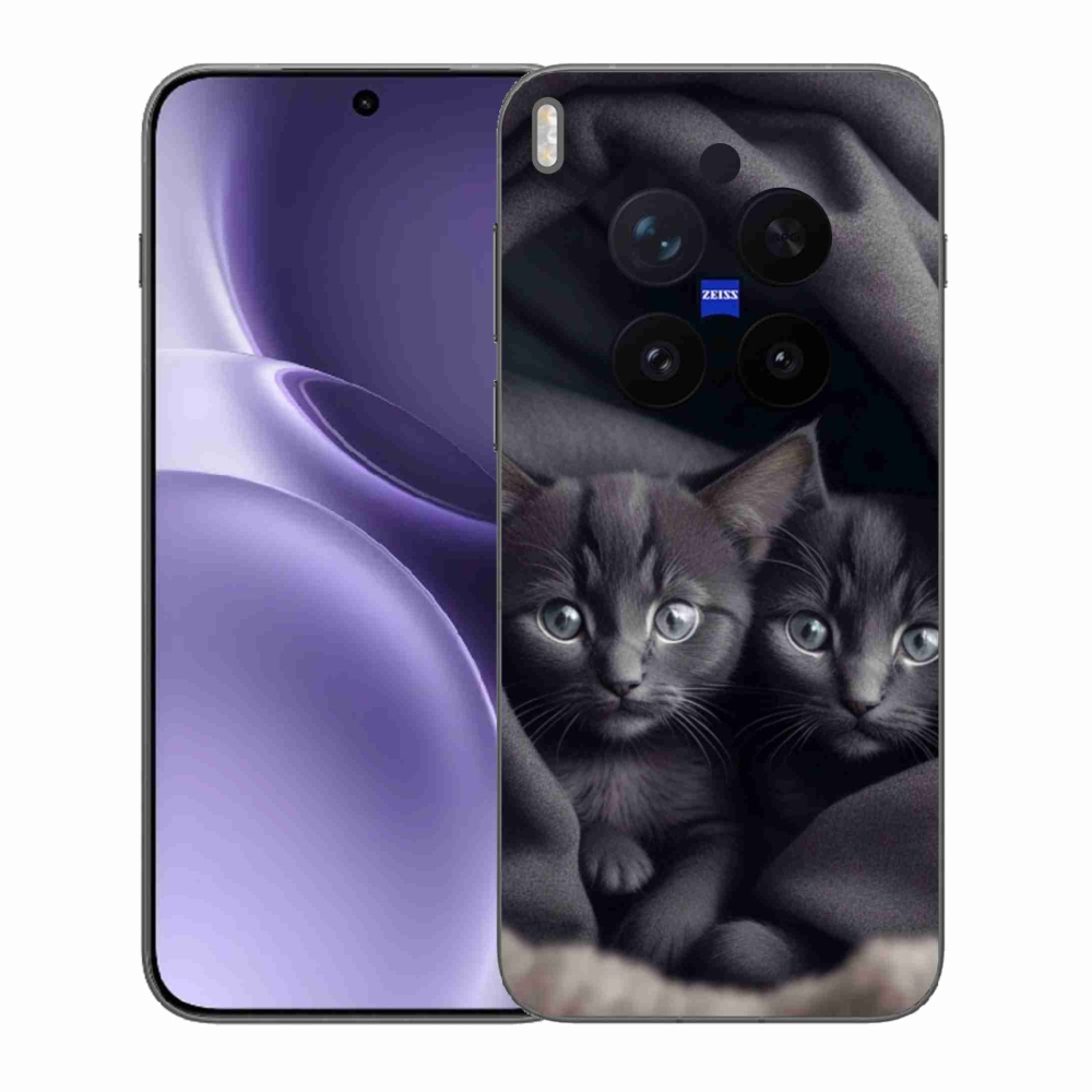 Gélový kryt mmCase na Vivo X300 Pro 5G - mačacie duo