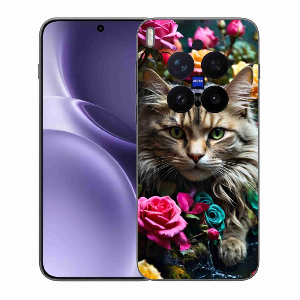 Gélový kryt mmCase na Vivo X300 Pro 5G - mačacie pohľad 2