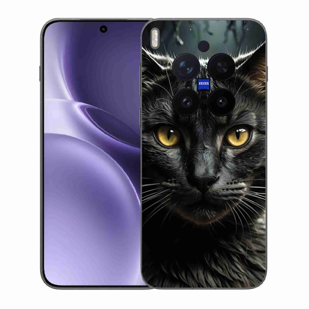 Gélový kryt mmCase na Vivo X300 Pro 5G - mačacie pohľad 3