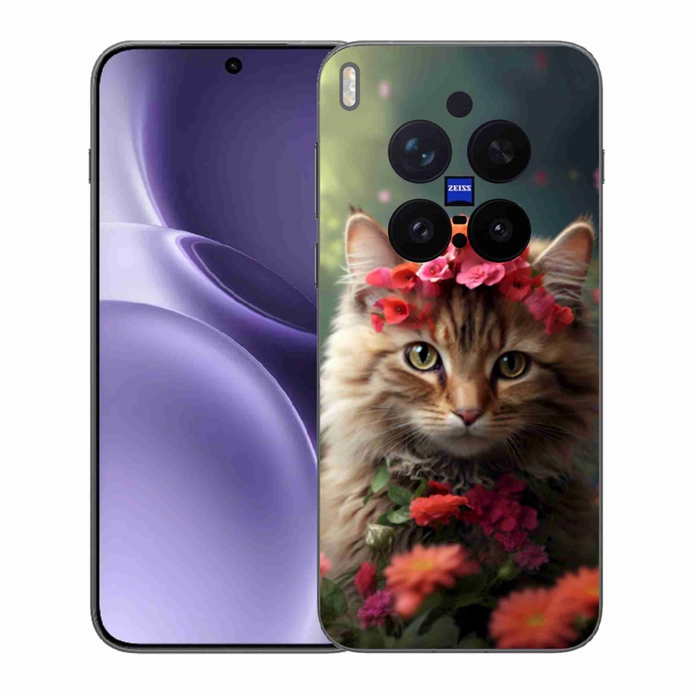 Gélový kryt mmCase na Vivo X300 Pro 5G - mačacia princezná