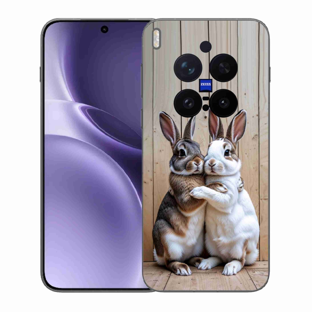 Gélový kryt mmCase na Vivo X300 Pro 5G - králičie pár