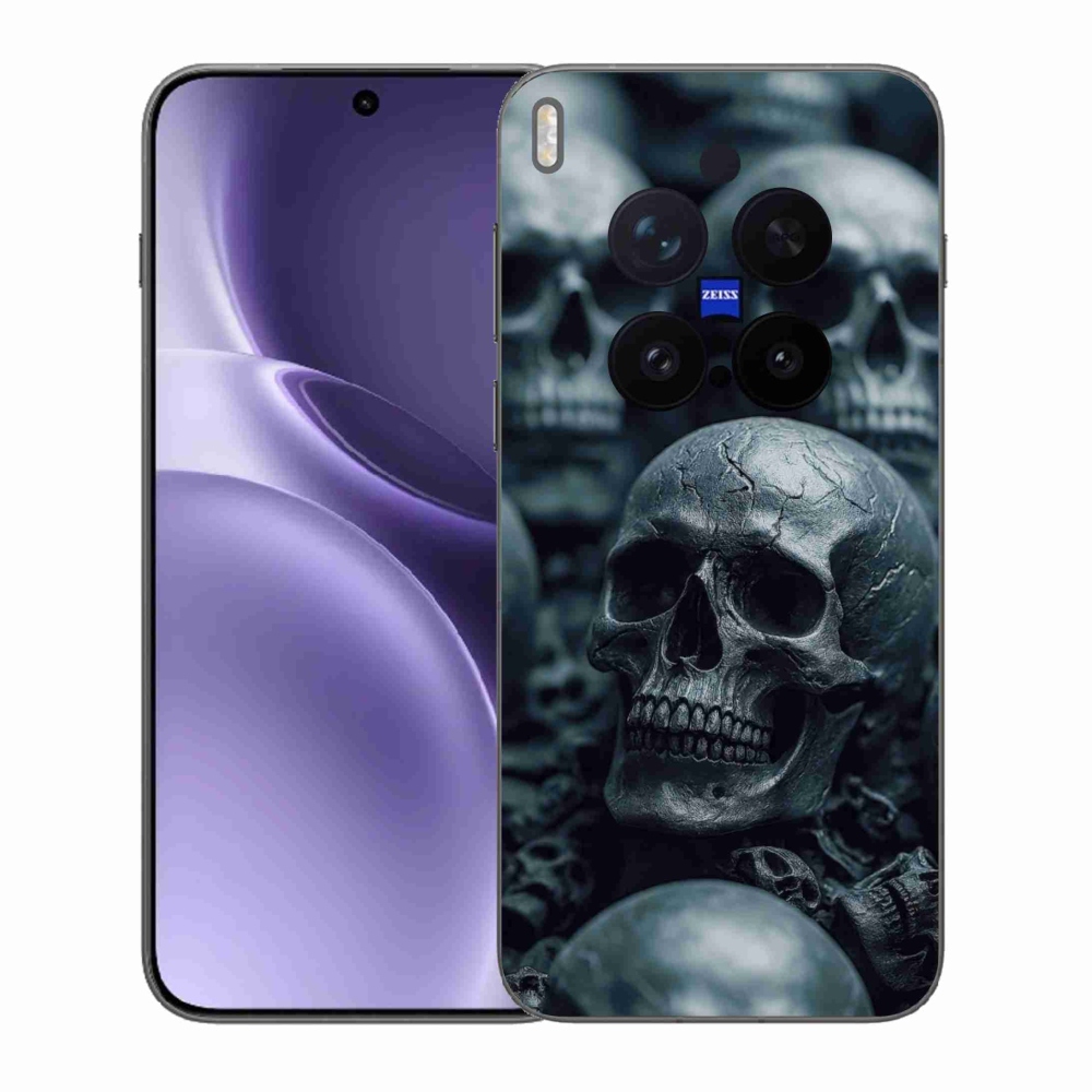 Gélový kryt mmCase na Vivo X300 Pro 5G - lebka 2