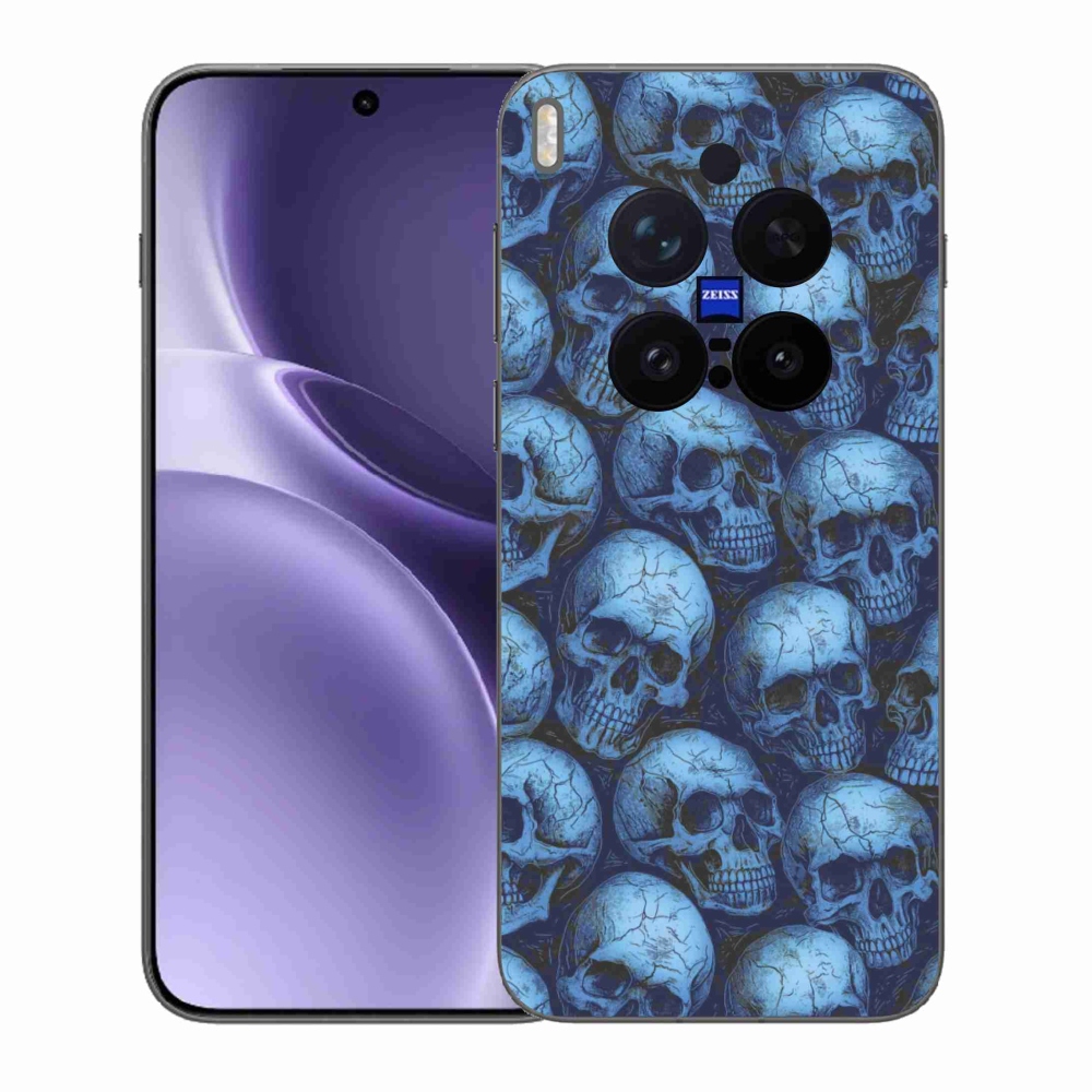 Gélový kryt mmCase na Vivo X300 Pro 5G - lebky