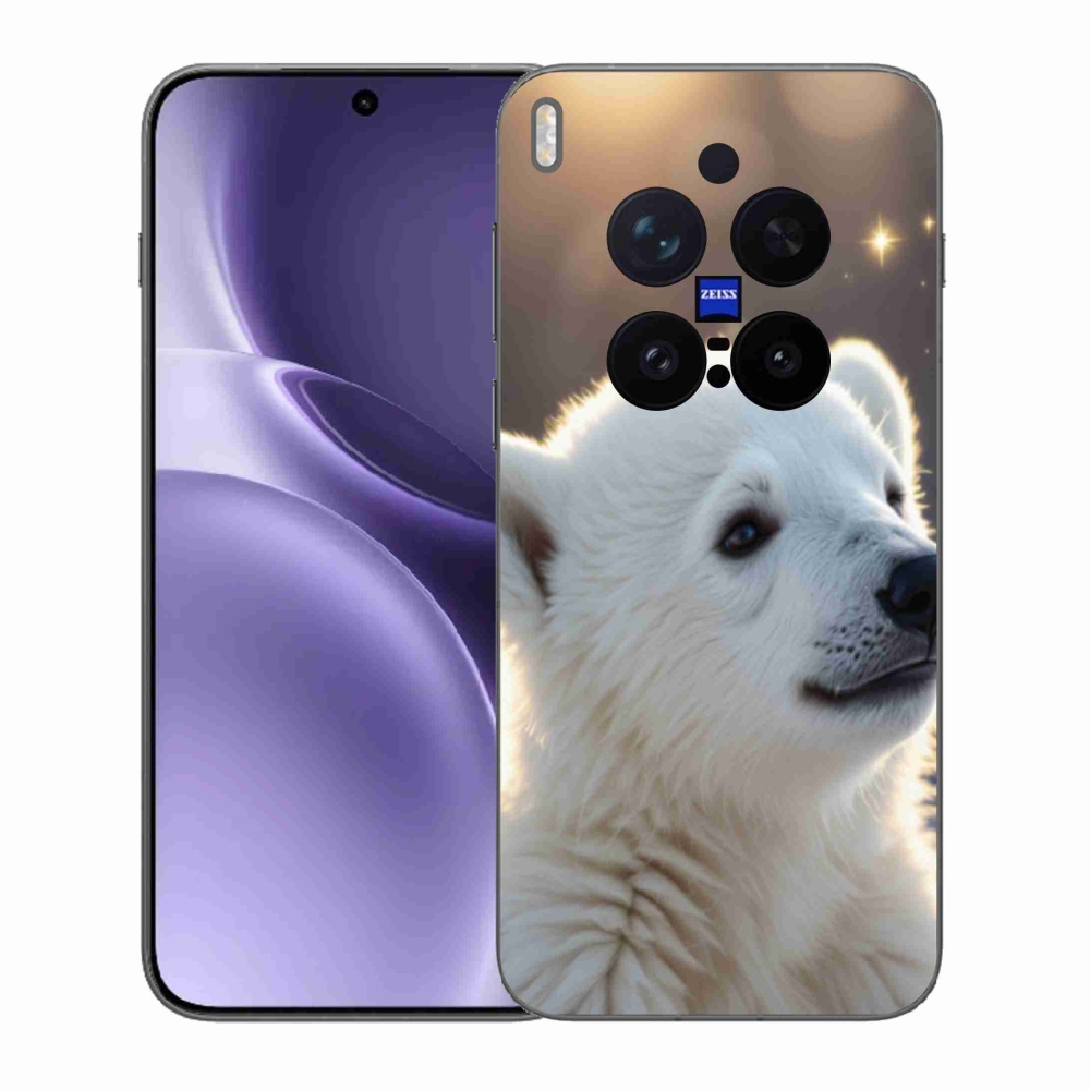 Gélový kryt mmCase na Vivo X300 Pro 5G - ľadový medveď