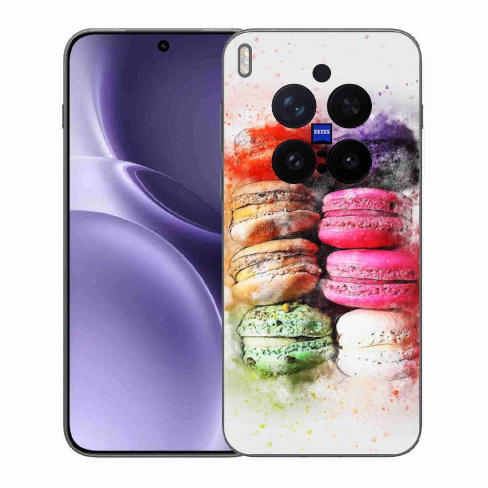 Gélový kryt mmCase na Vivo X300 Pre 5G - makrónky