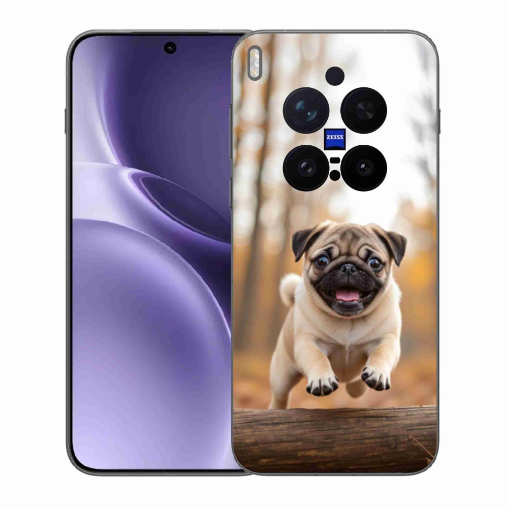 Gélový kryt mmCase na Vivo X300 Pro 5G - mops 2