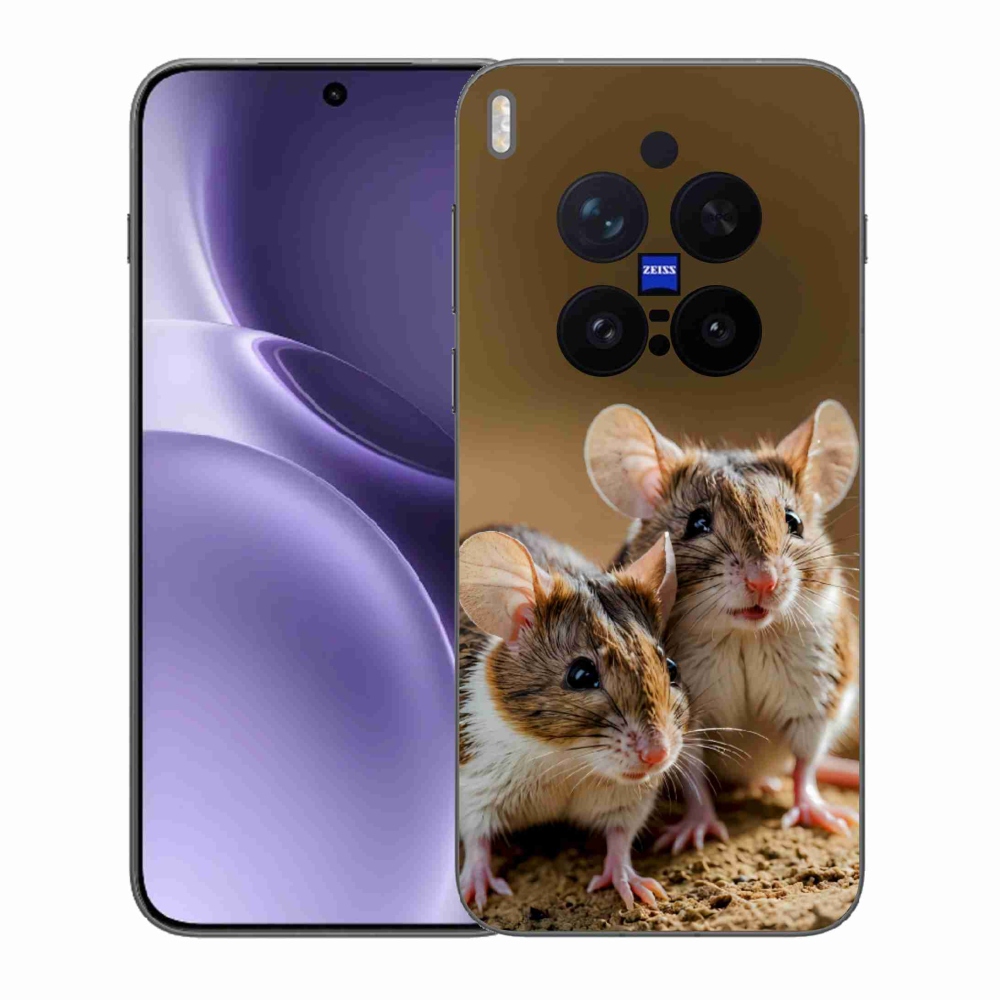 Gélový kryt mmCase na Vivo X300 Pro 5G - myší duo