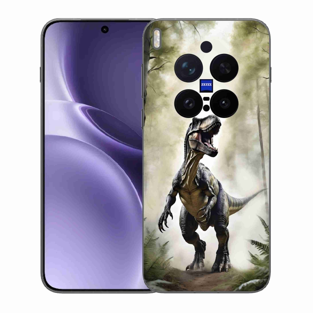 Gélový kryt mmCase na Vivo X300 Pro 5G - naštvaný T-Rex