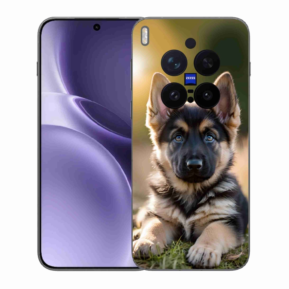 Gélový kryt mmCase na Vivo X300 Pro 5G - nemecký ovčiak v prírode