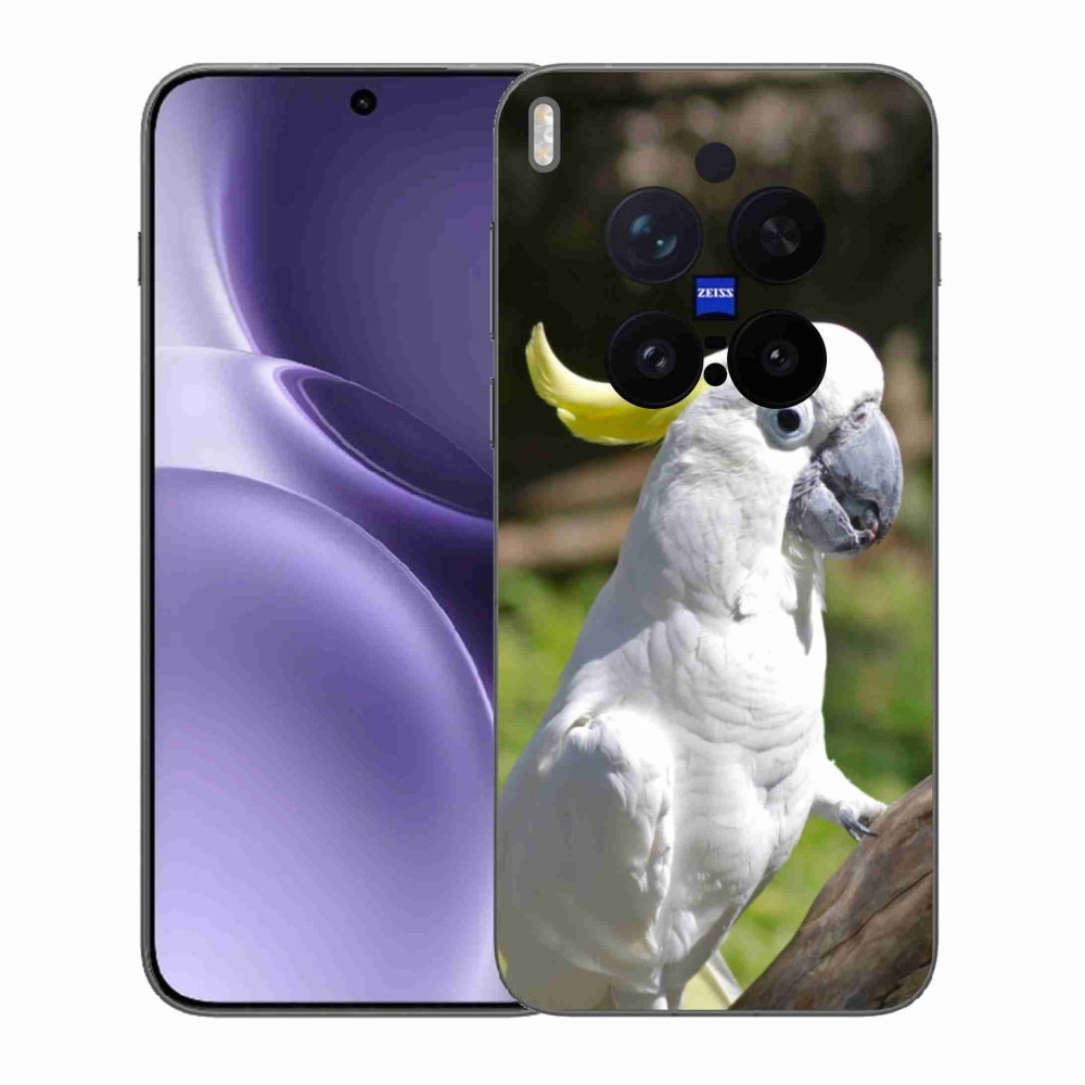 Gélový kryt mmCase na Vivo X300 Pro 5G - papagáj kakadu 2