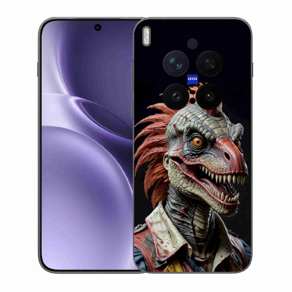 Gélový kryt mmCase na Vivo X300 Pro 5G - punk dinosaurus