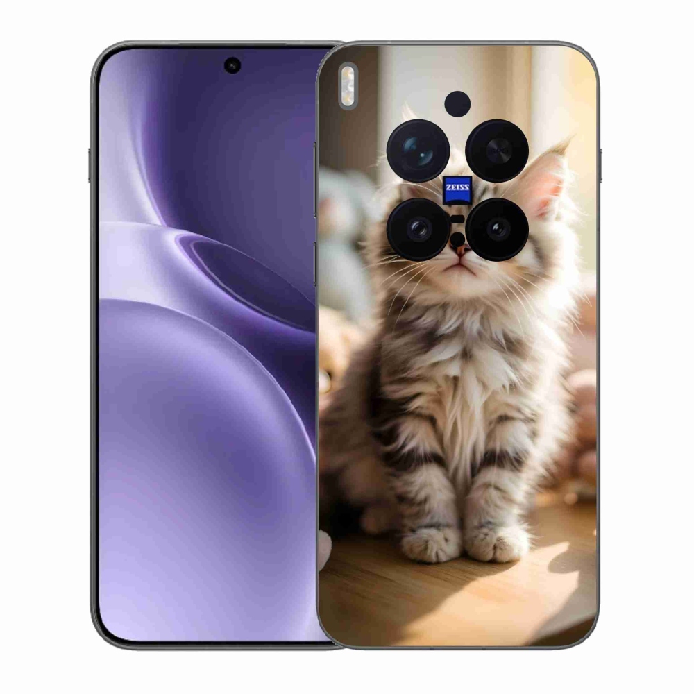 Gélový kryt mmCase na Vivo X300 Pro 5G - roztomilé mačiatko 10