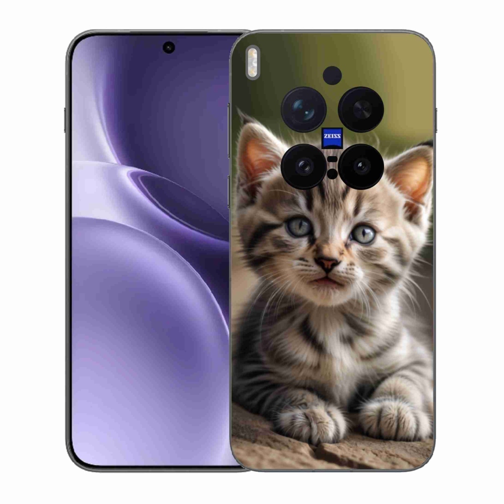 Gélový kryt mmCase na Vivo X300 Pro 5G - roztomilé mačiatko 9