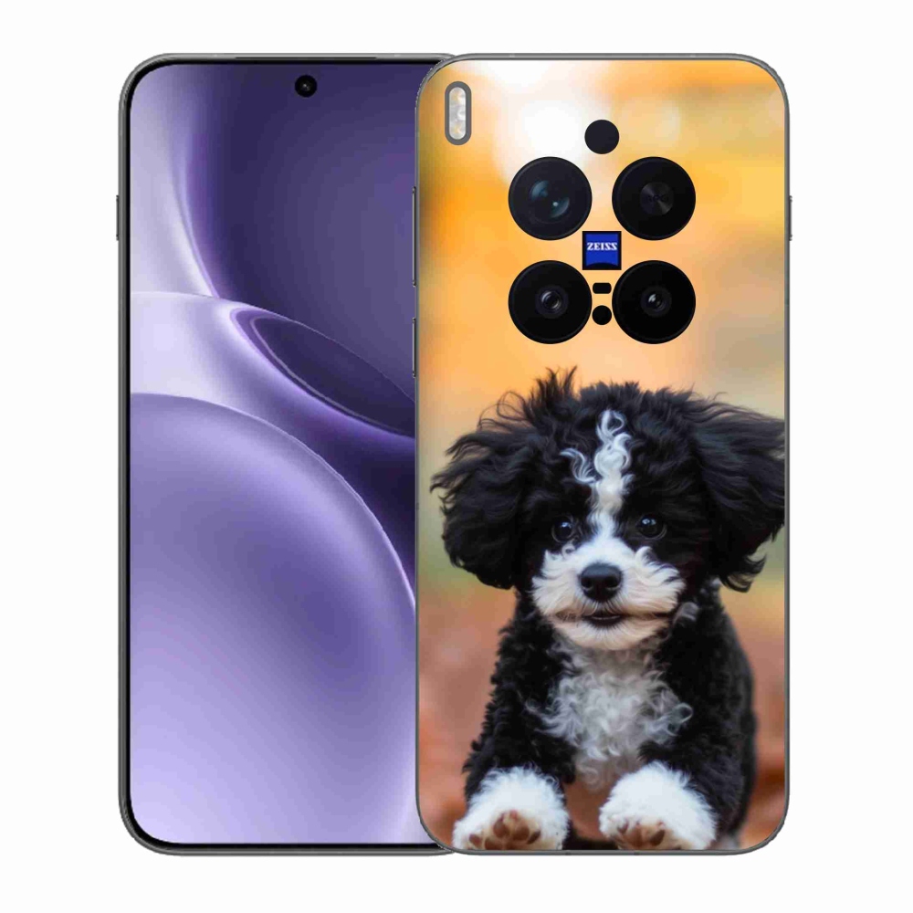 Gélový kryt mmCase na Vivo X300 Pro 5G - roztomilé šteňa 2