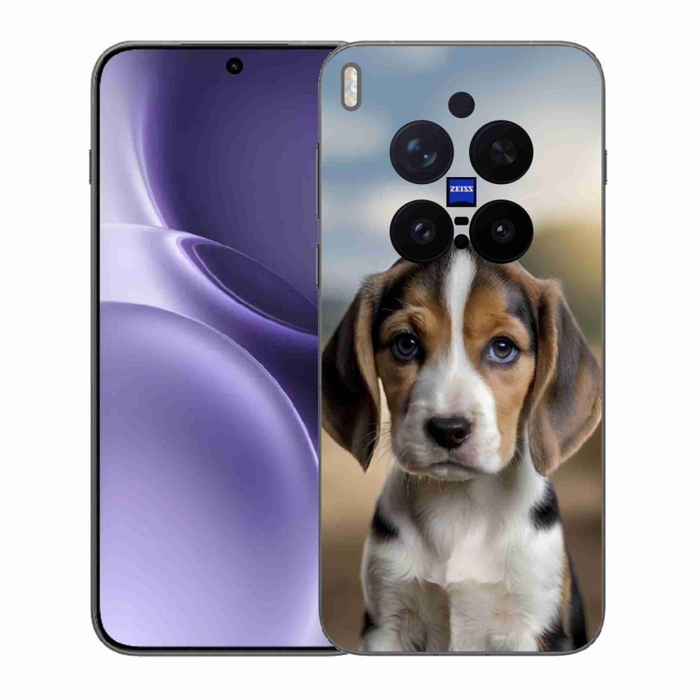 Gélový kryt mmCase na Vivo X300 Pro 5G - roztomilý bígl