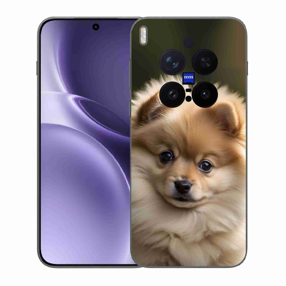 Gélový kryt mmCase na Vivo X300 Pro 5G - roztomilý pomeranian 2