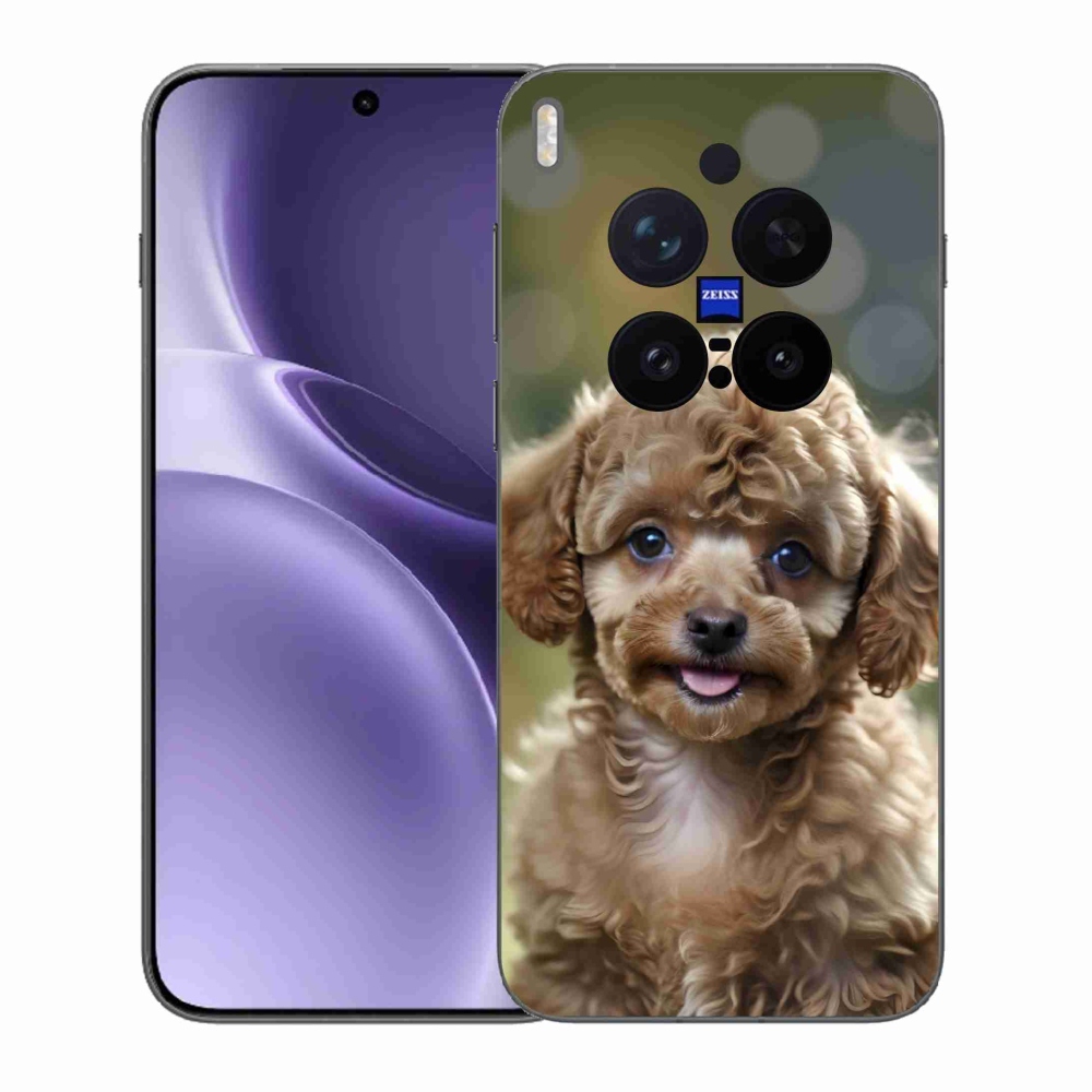 Gélový kryt mmCase na Vivo X300 Pro 5G - roztomilý pudel