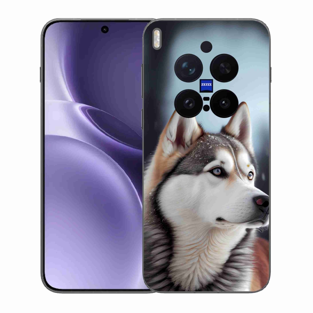 Gélový kryt mmCase na Vivo X300 Pro 5G - sibírsky husky