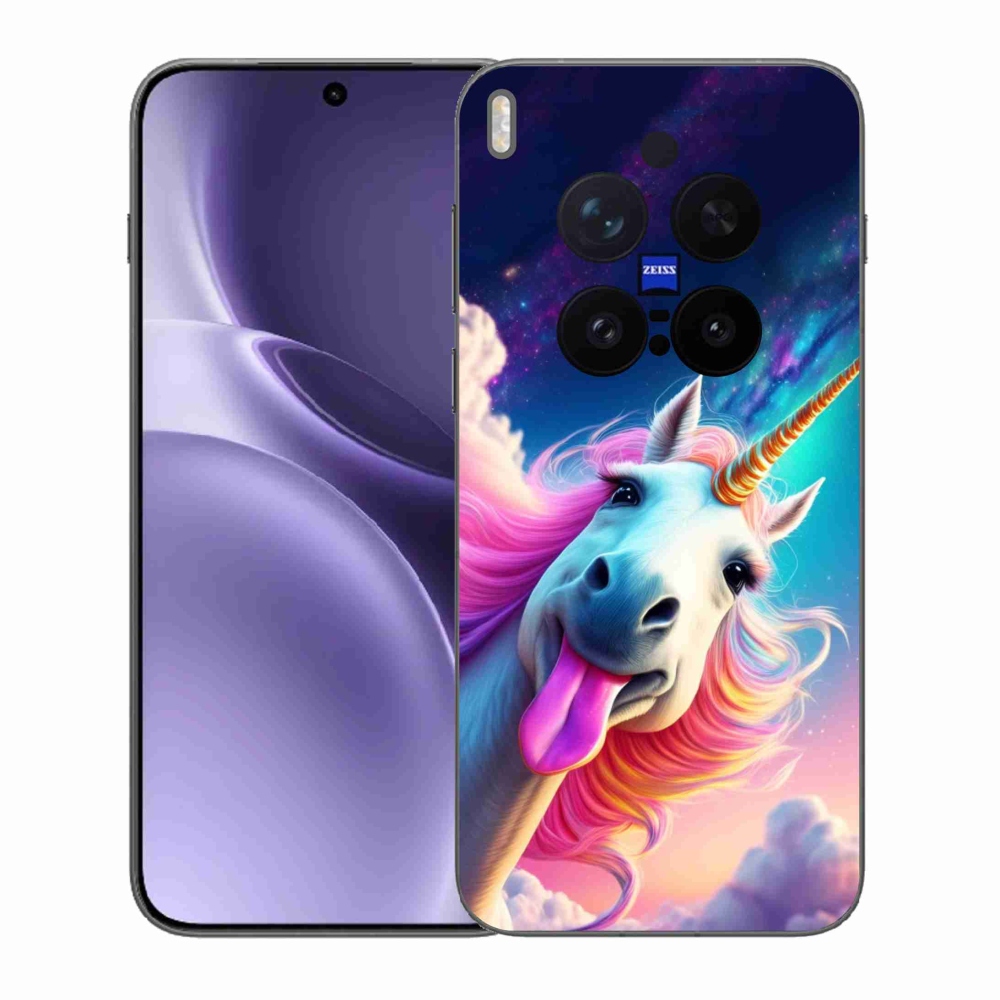 Gélový kryt mmCase na Vivo X300 Pro 5G - šialený jednorožec