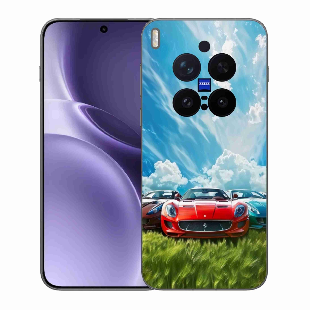 Gélový kryt mmCase na Vivo X300 Pro 5G - športové vozidlá