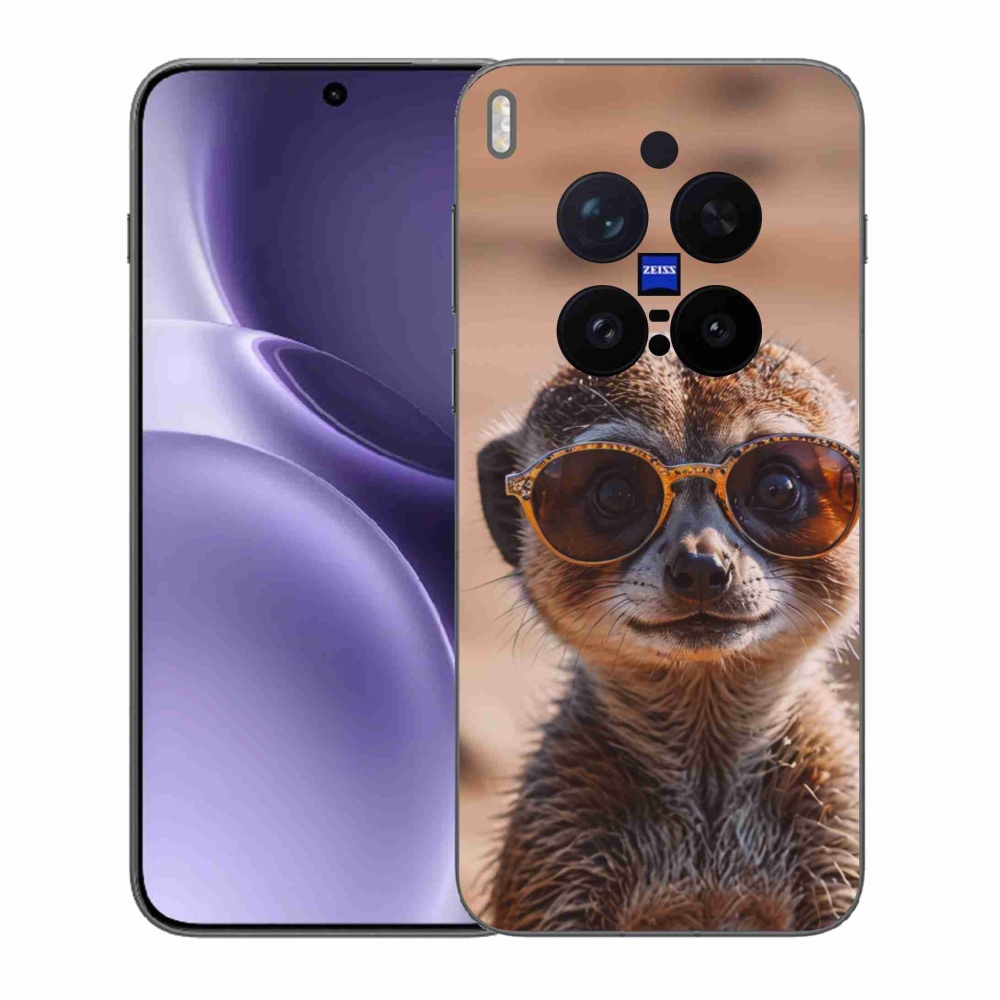 Gélový kryt mmCase na Vivo X300 Pro 5G - štýlová surikata