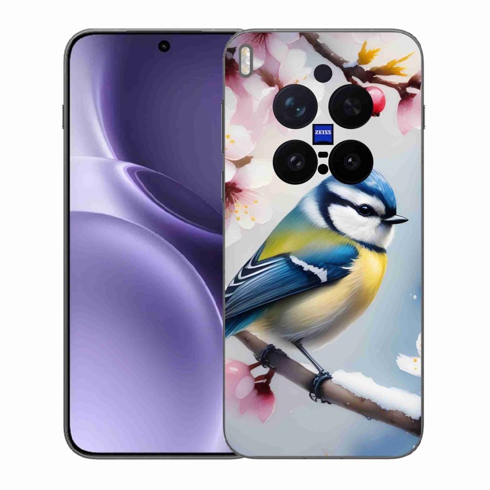 Gélový kryt mmCase na Vivo X300 Pro 5G - sýkorka