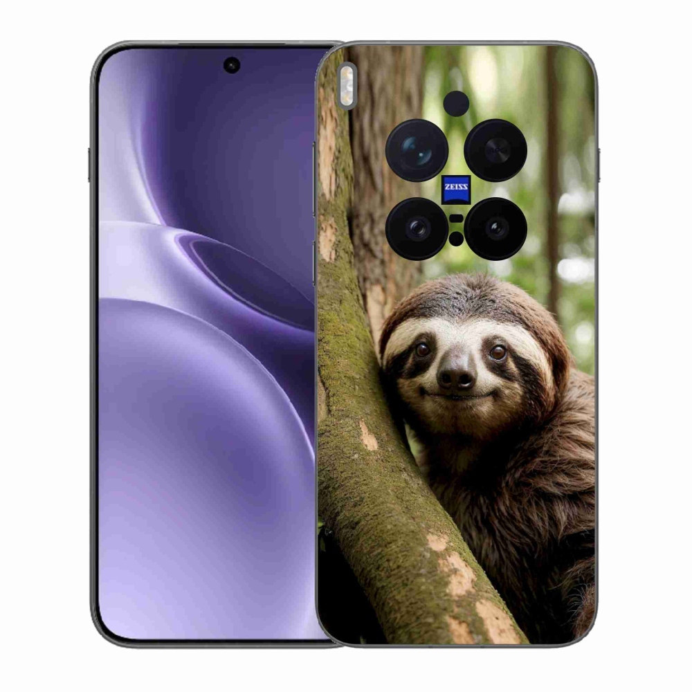 Gélový kryt mmCase na Vivo X300 Pro 5G - usmievavý leňochod