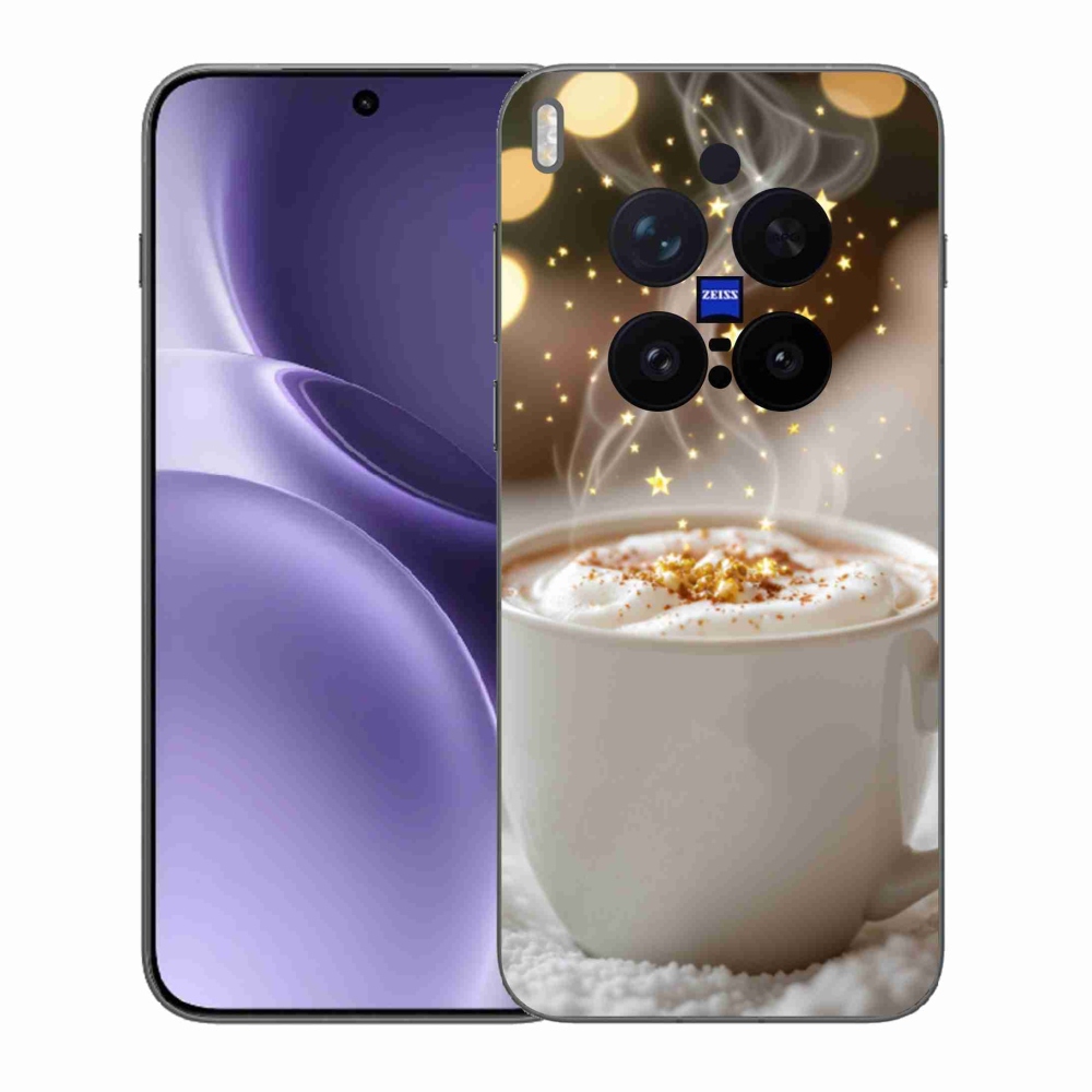 Gélový kryt mmCase na Vivo X300 Pre 5G - vianočný horúci nápoj