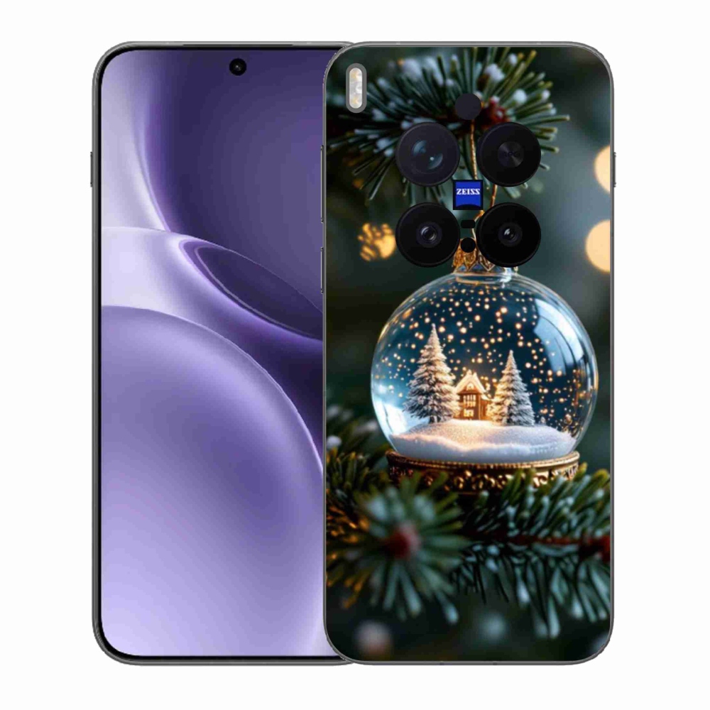 Gélový kryt mmCase na Vivo X300 Pre 5G - vianočné gule 2