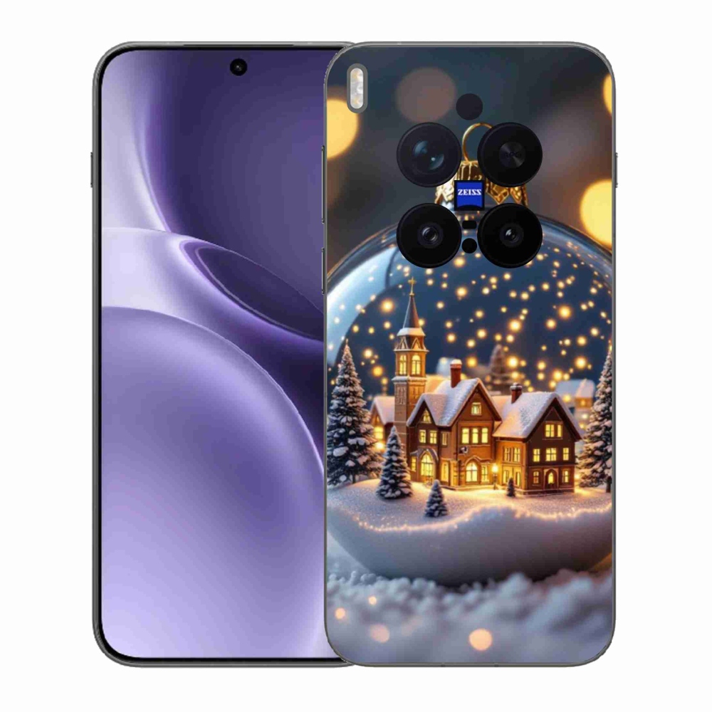 Gélový kryt mmCase na Vivo X300 Pre 5G - vianočné gule 4